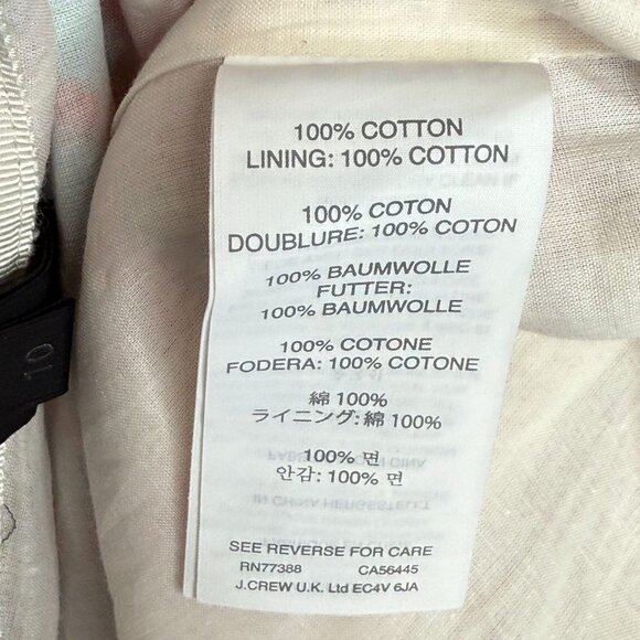 J. Crew Circle Skirt in Geo Brushstroke Print #C4746, 10 - Picture 9 of 10